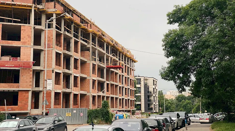 Nove zgrade u četvrti Darvenitsa u Sofiji, Bugarska. Foto: BIRN