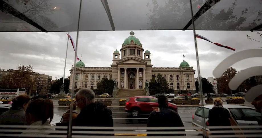 Zgrada Narodne skupštine u Beogradu, Srbija. Foto: EPA-EFE/KOCA SULEJMANOVIC