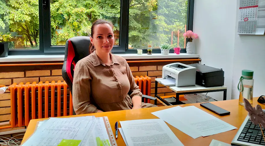 Pedagog Zora Junšić iz osnovne škole "Mladost" u Osijeku, Hrvatska. Foto: BIRN