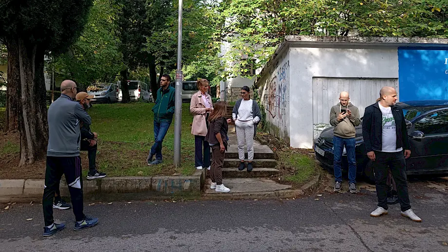 Stanari Beogradske ulice na mjestu gdje je predviđena nova zgrada. Foto: BIRN/Ivan Ivanović