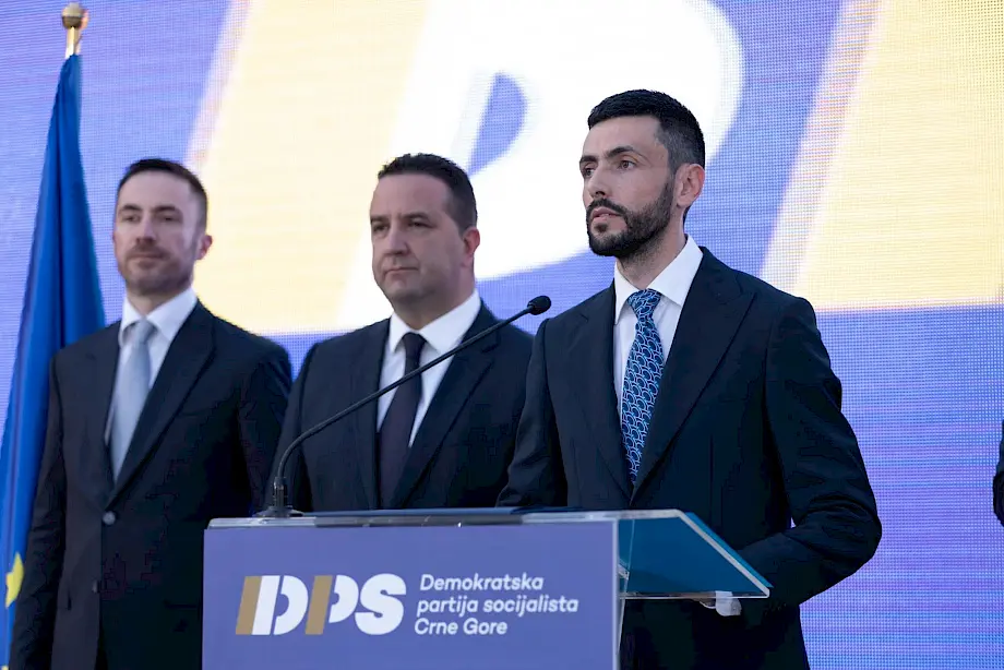 Članovi predsjedništva Demokratske partije socijalista. Foto: DPS