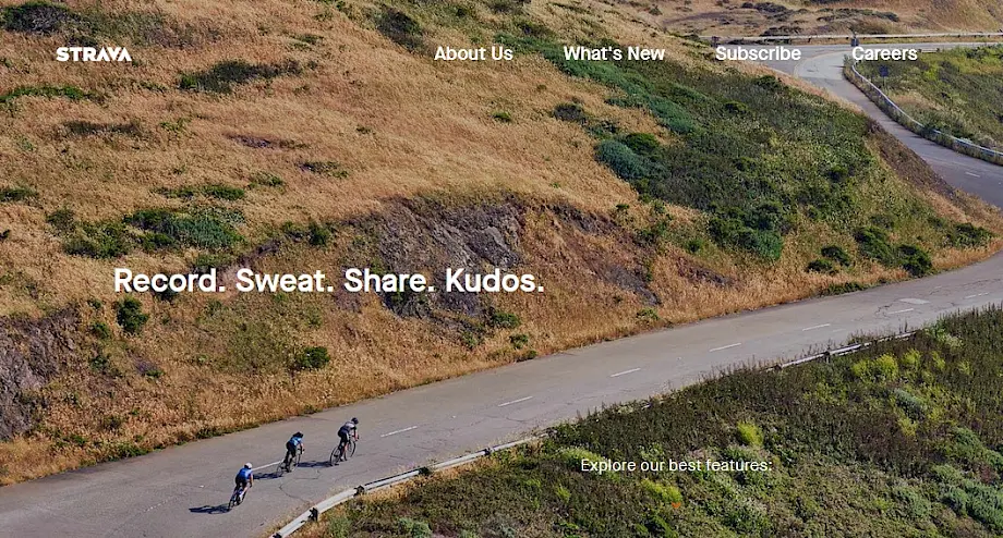 Aplikacija "Strava" popularna među biciklistima. Foto: Strava.com