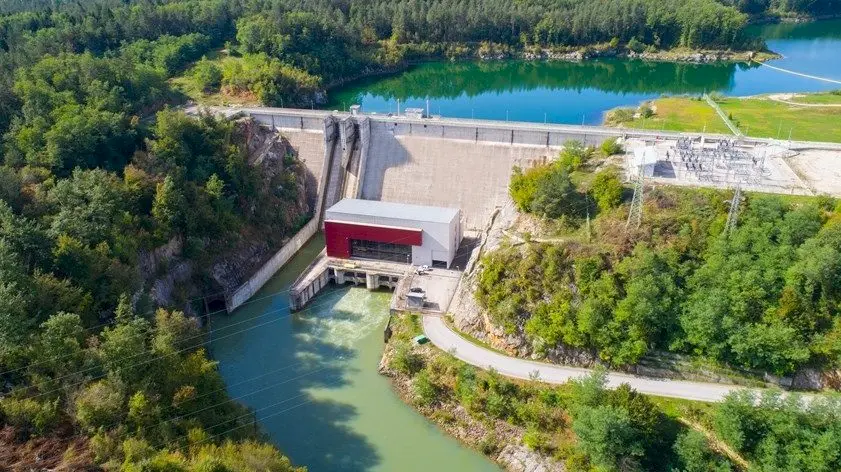 Hidroelektrana u Lešću, Hrvatska. Foto: HEP Grupa