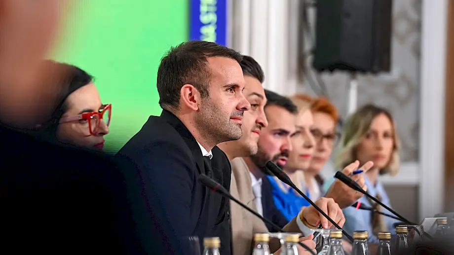 Crnogorski premijer Milojko Spajić na predstavljanju Fiskalne strategije. Foto: Vlada Crne Gore