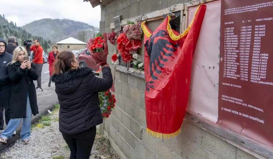 Komemoracija povodom godišnjice zločina u Kaluđerskom lazu. BIRN/Samir Kajošević