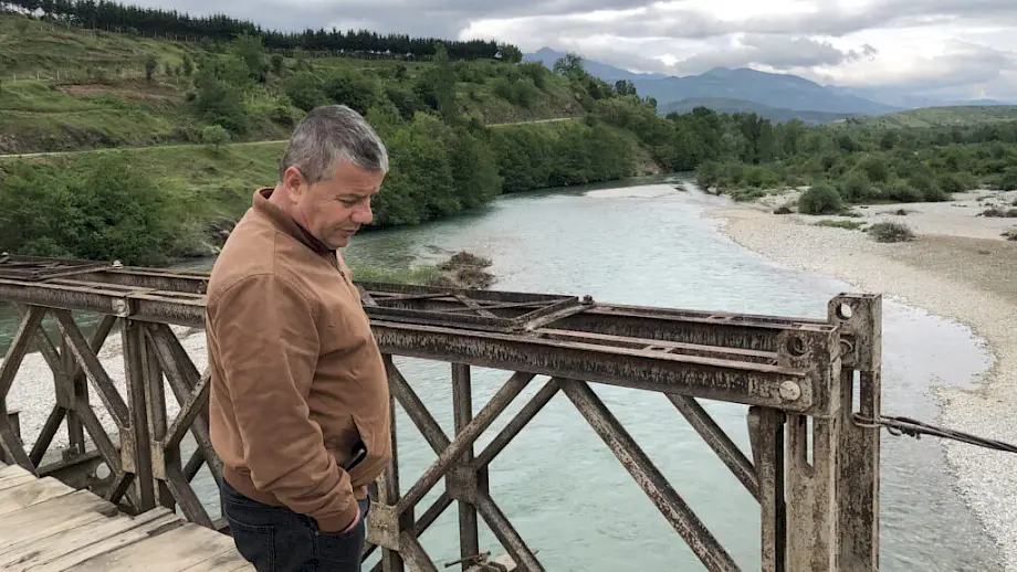 vi izgradnji brane na rijeci Crni Drim u Albaniji. Foto: BIRN/Besar Likmeta