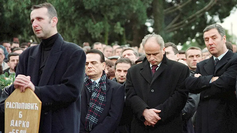 Sahrana Darka Raspopovića u Podgorici. Foto: EPA