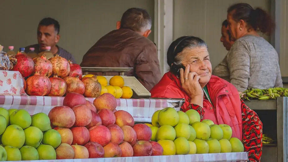 Zelena pijaca u Skadru, Albanija. Foto: BIRN/Samir Kajošević