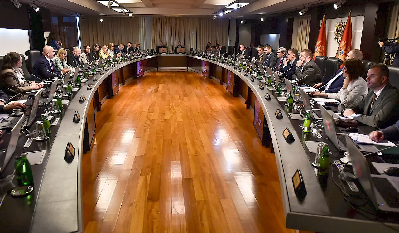 Sjednica Vlade Crne Gore u Podgorici. Foto: Vlada Crne Gore