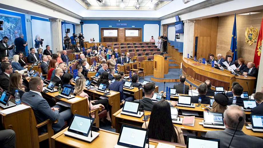 Sjednica Skupštine Crne Gore u Podgorici. Foto: Skupština Crne Gore