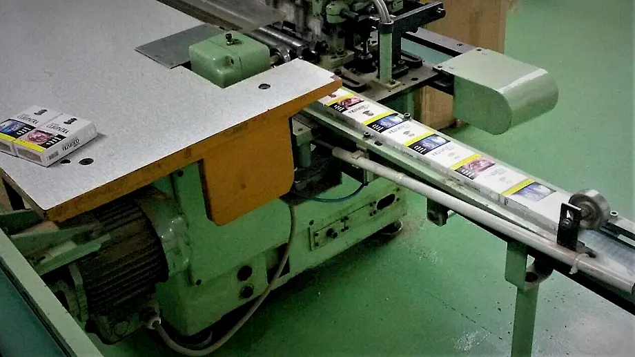 Zaplijenjene cigarete u fabrici Albania Tabak. Foto: Generalni direktorat carina Albanije