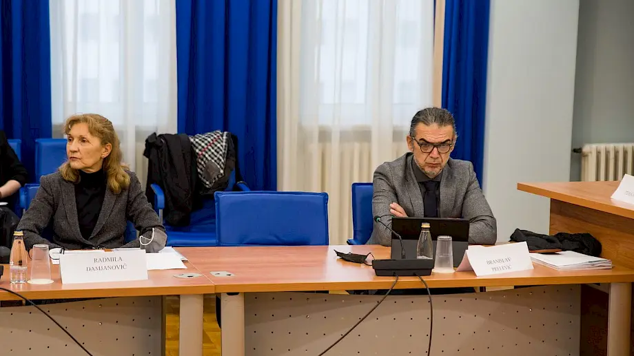 Predsjednik Odbora direktora REGAGEN-a Branislav Prelević (desno). Foto: Skupština Crne Gore