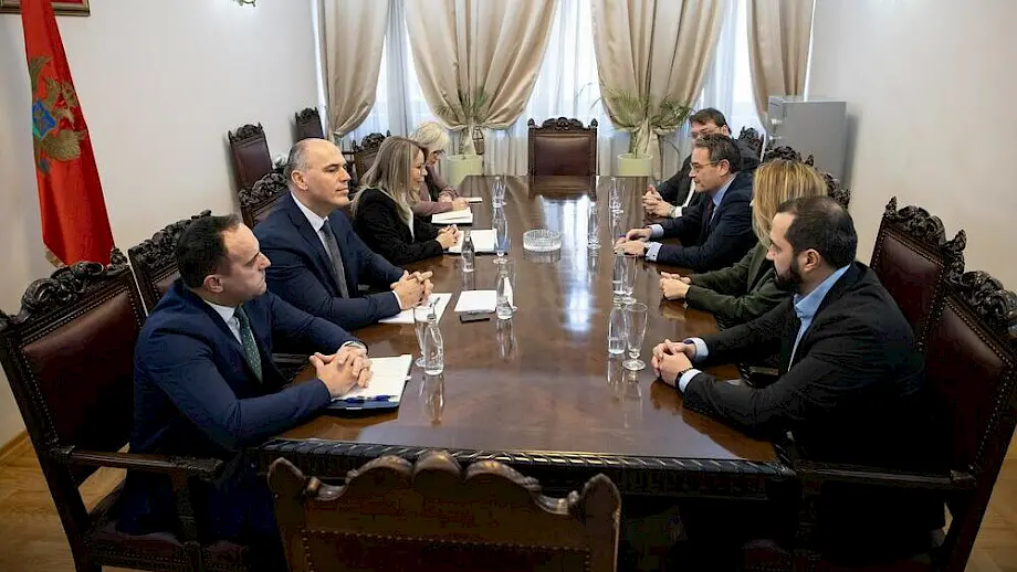 Sa sastanka predstavnika Zeren grupe i Centralne banke Crne Gore. Foto: CBCG