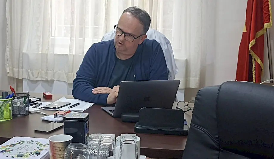 Direktor bolnice u Dobroti, Jovo Đedović. Foto: BIRN/Predrag Milić