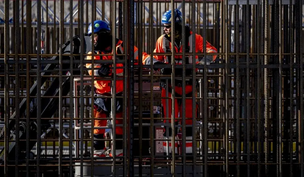 Radnici na gradilištu u Danskoj. Foto: EPA/Ida Marie Odgaard DENMARK OUT