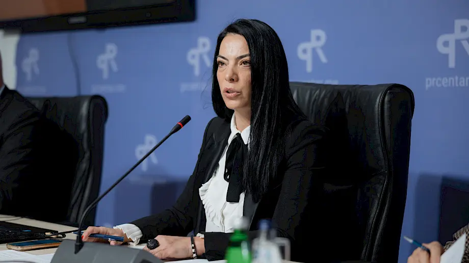 Zamjenica generalnog sekretara Unije slobodnih sindikata Crne Gore, Ivana Mihajlović. Foto: PR Centar