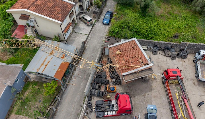 Novi kran montiran prije kraja istrage