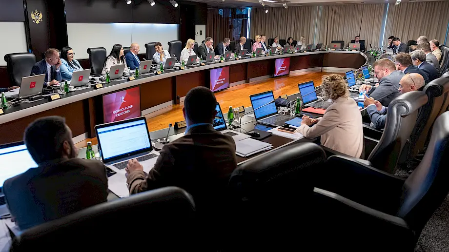 Sjednica Vlade Crne Gore u Podgorici. Foto: Vlada Crne Gore